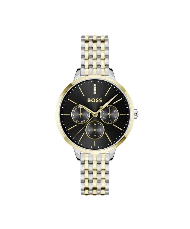 BOSS Analogue Multifunction Quartz Watch for Women Symphony LE Collection with Two-Tone Stainless Steel Bracelet - 1502783