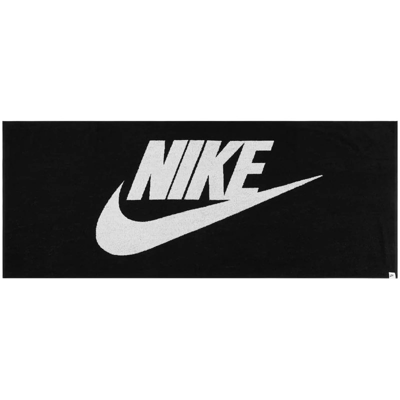 Nike Club Pool Towel Bath Towel Pool Towel Swimming Beach Towel, Black/White, One Size