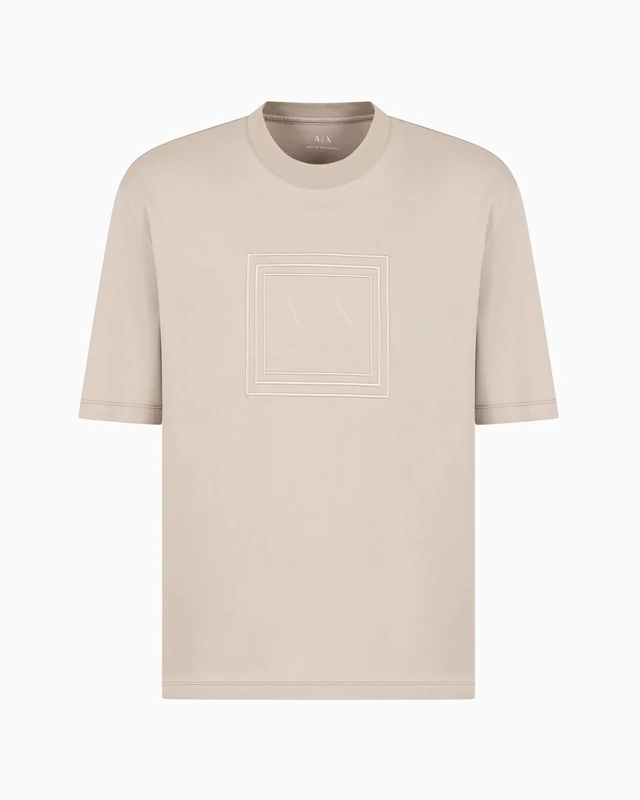 Armani Exchange Men's Blue Edition, Embroidered and Printed Logo, Regular Fit, Grey, XL, String, XL