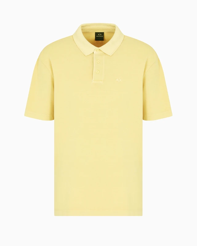 Armani Exchange Men's Urban Heights, Embroidered Logo, Regular fit, Yellow, M, Pale Hay, M