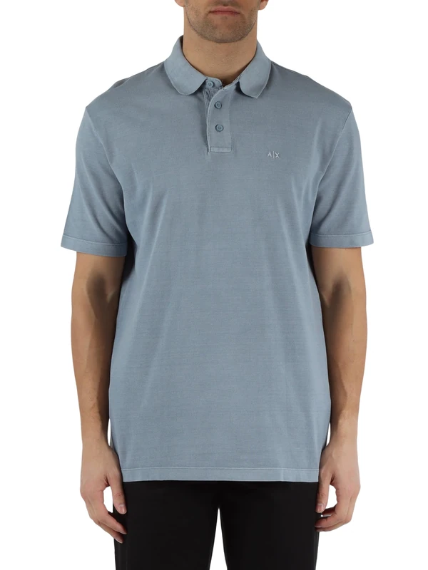 Armani Exchange Men's Urban Heights, Embroidered Logo, Regular Fit, Blue, M, Ashley Blue, M