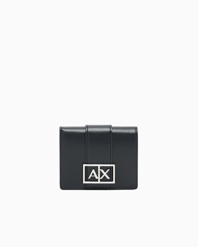 Armani Exchange Women's Jodie Mini Wallet, Black, ONE Size - Image 1