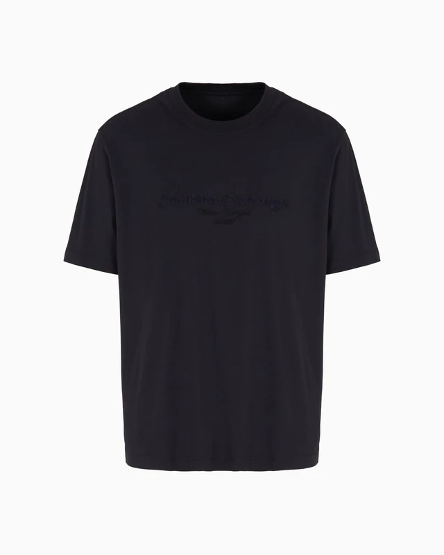 Armani Exchange Men's Urban Heights, cornely Logo Signature, Regular fit, Blue, S, deep Navy, S