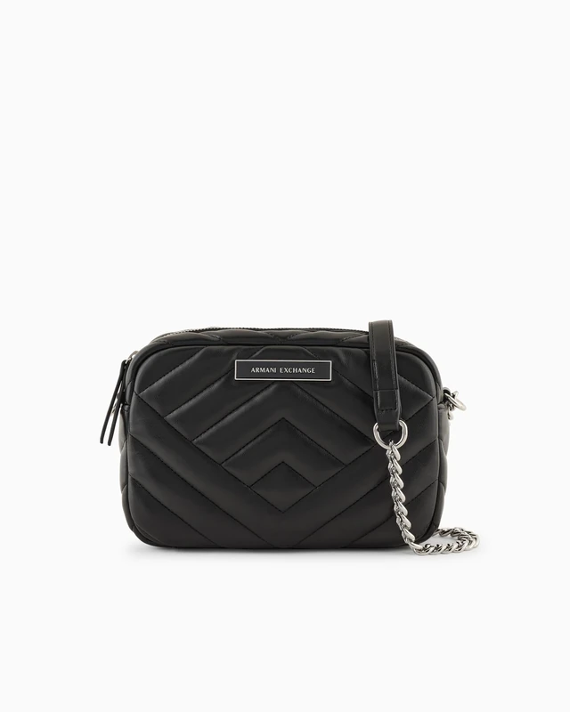 Armani Exchange Victoria Camera Case, Black