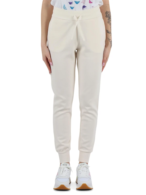 Armani Exchange Women's Blue Edition, Sustainable, Logo Patch On Thigh and Cuffs Sweatpants, ISO, XS