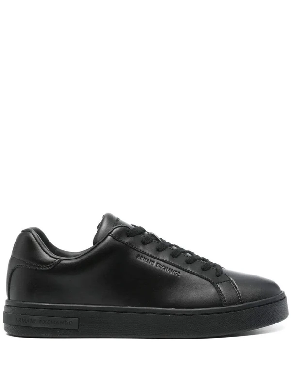 Armani Exchange Men's London Trainers, Black Beauty, 10 UK