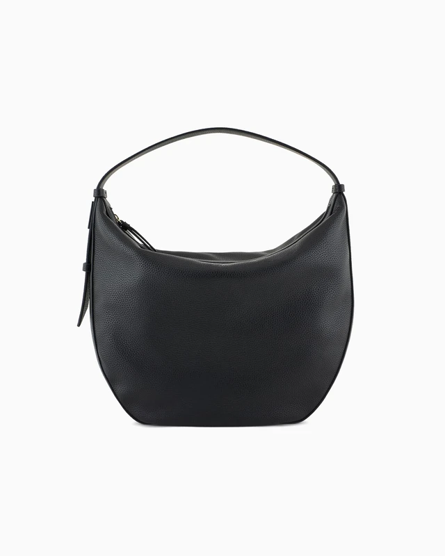 Armani Exchange Susy Women's Sustainable Soft Hobo Bag - Black