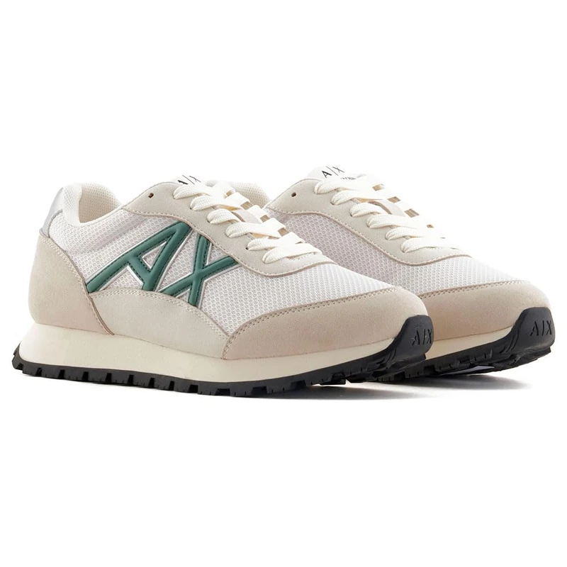 Armani Exchange Women's Drop Trainers, LGT Mirage D F Green, 4 UK - Image 1