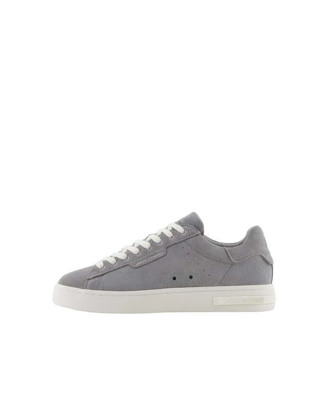 Armani Exchange Men's London Trainers, Neutral Grey, 12 UK