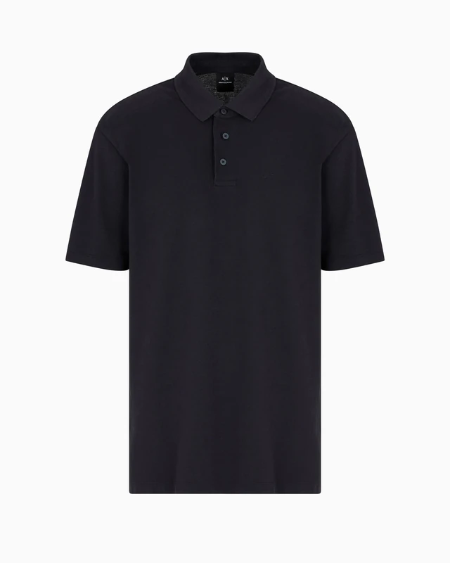 Armani Exchange Men's Urban Heights Embroidered Logo Polo Shirt, deep Navy, S