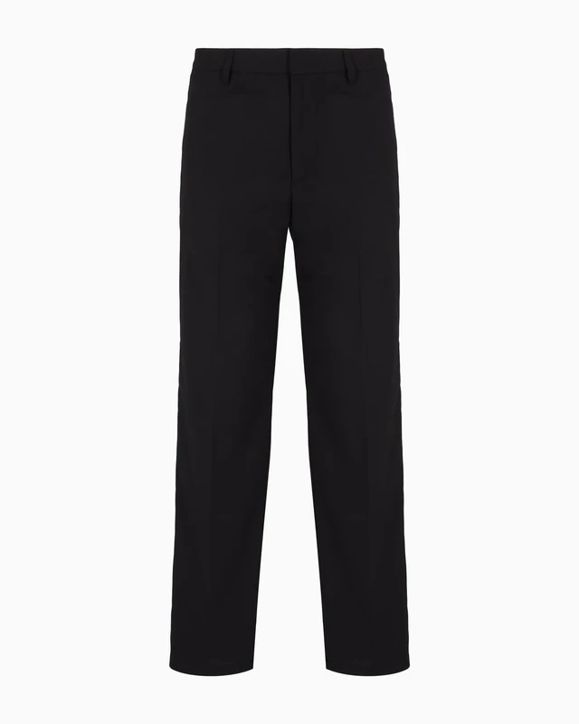 Armani Exchange Men's Urban Heights, Metal Logo Plate Shorts, Black,