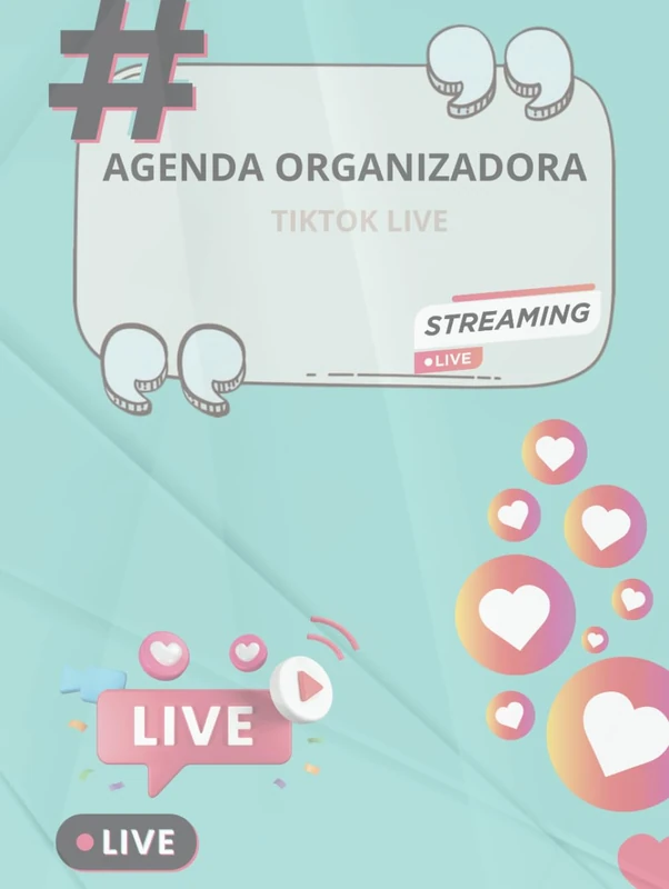 Agenda Organizadora de Live para TikTok: Planifica, Organiza y Optimiza tus Transmisiones en Vivo para Maximizar tu Impacto en Redes Sociales"