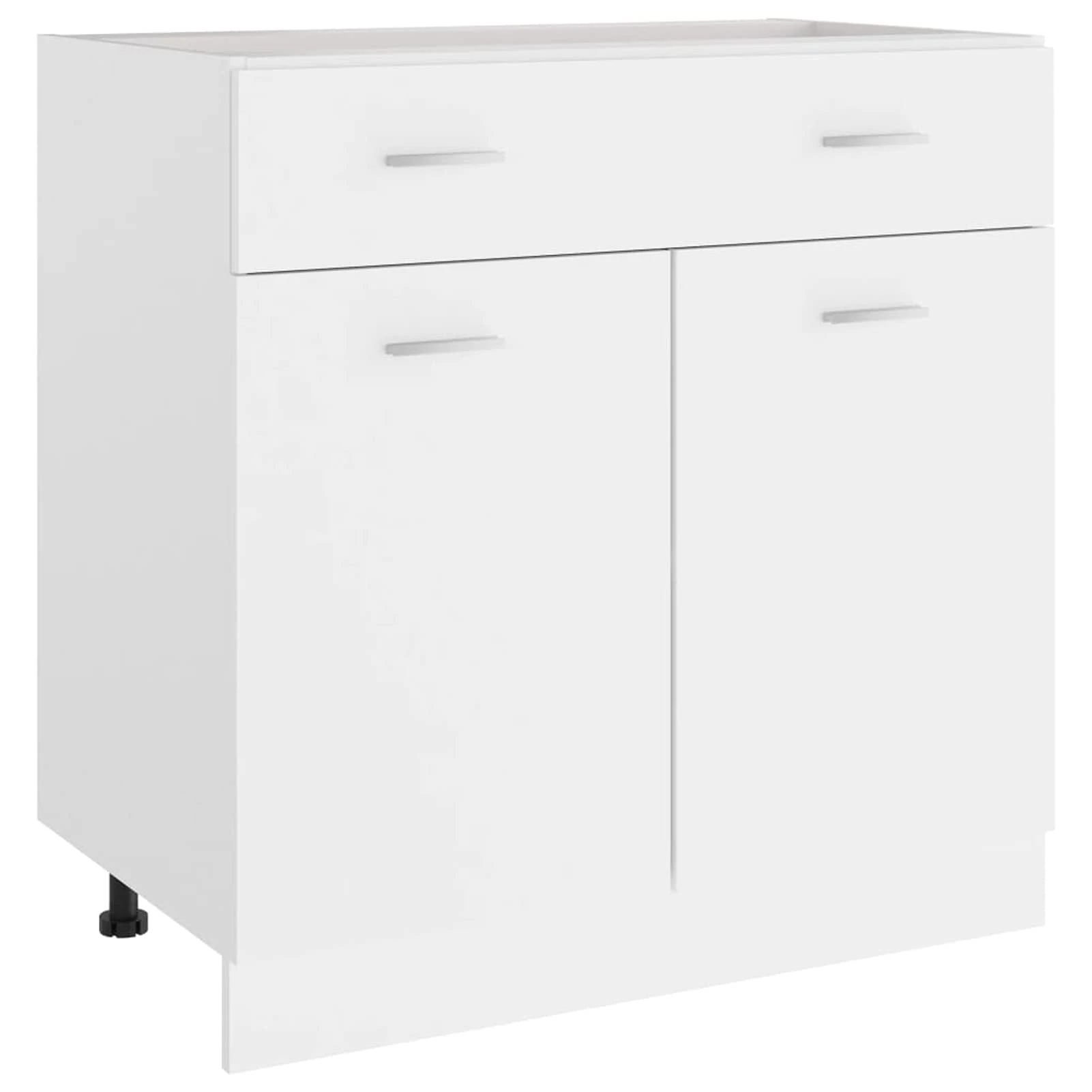 Vopese Drawer Bottom Cabinet White 80x46x81.5 cm Engineered Wood Kitchen Cabinets