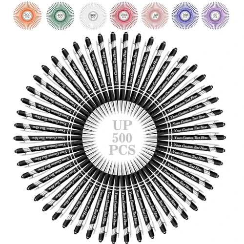 Greaxid Engraved Personalized Ballpoint Pens - Name, Logo, Stylus, Bulk