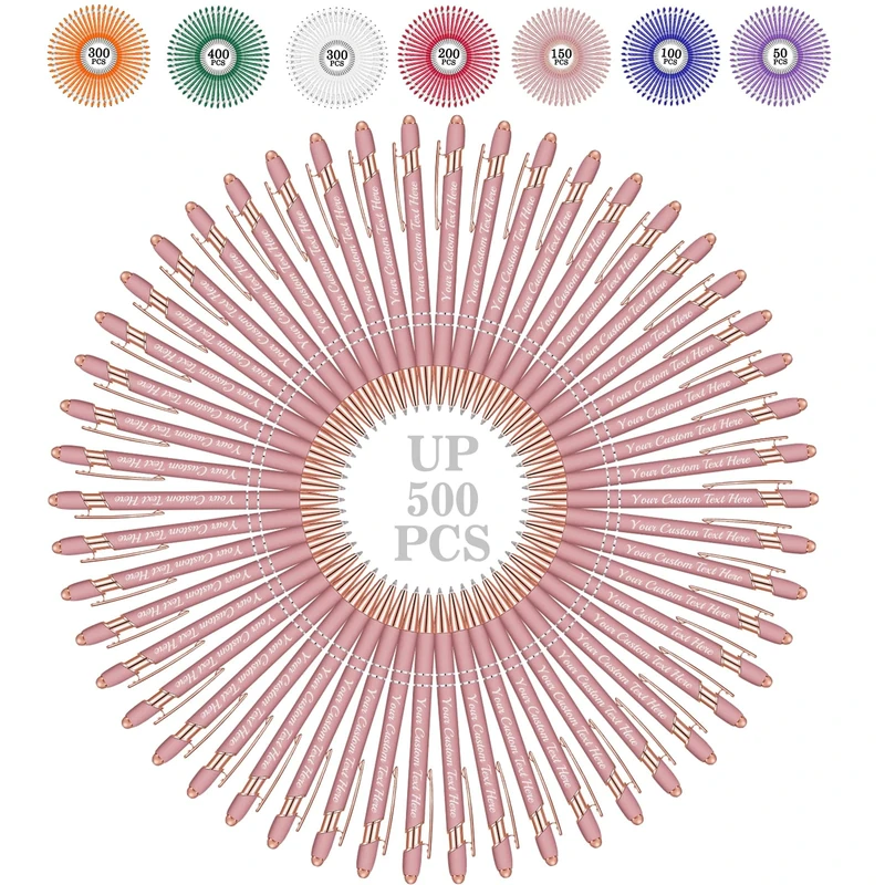 Greaxid Personalised Pens with Name Custom Writing Pen Bulk Engraved Ballpoint Pens with Text Logo, Customized Stylus Pen Gifts for Men Women Realtor Wedding Business Nurse