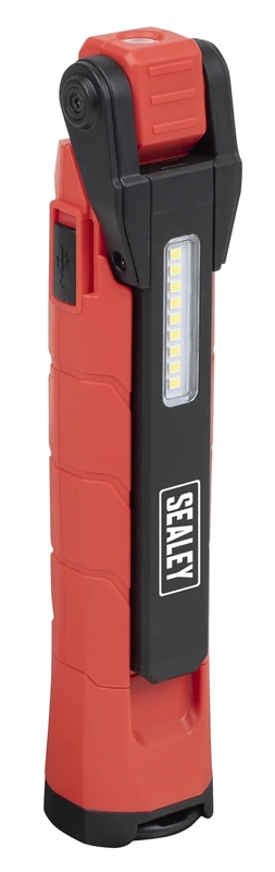 Sealey 360° Rechargeable Inspection Light, 10W & 2 x 4W SMD LED, Red - LED3605R