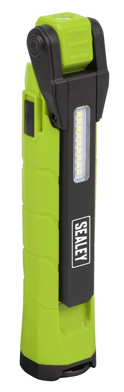Sealey 360° Rechargeable Inspection Light, 10W & 2 x 4W SMD LED, Green - LED3605G, Cream