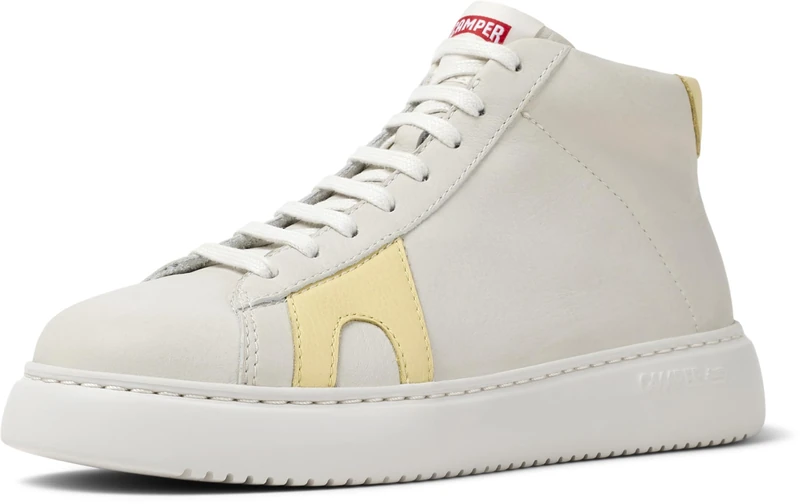 Camper Women's Runner K21 K400626 Sneaker Bootie, White Natural 004, 8 UK