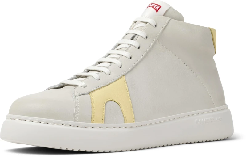 Camper Men's Runner K21 K300429 Sneaker Bootie, White Natural 005, 8 UK