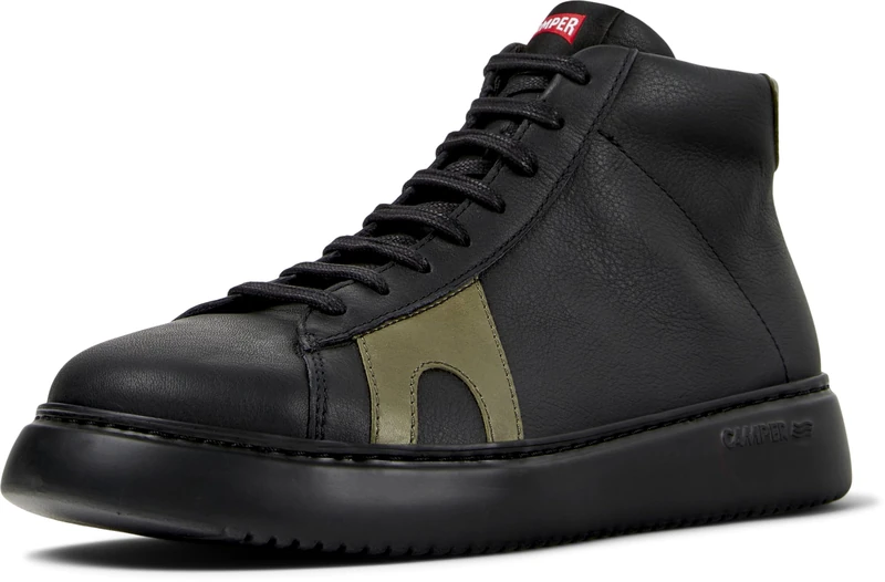 Camper Men's Runner K21 K300429 Sneaker Bootie, Black 006, 8 UK