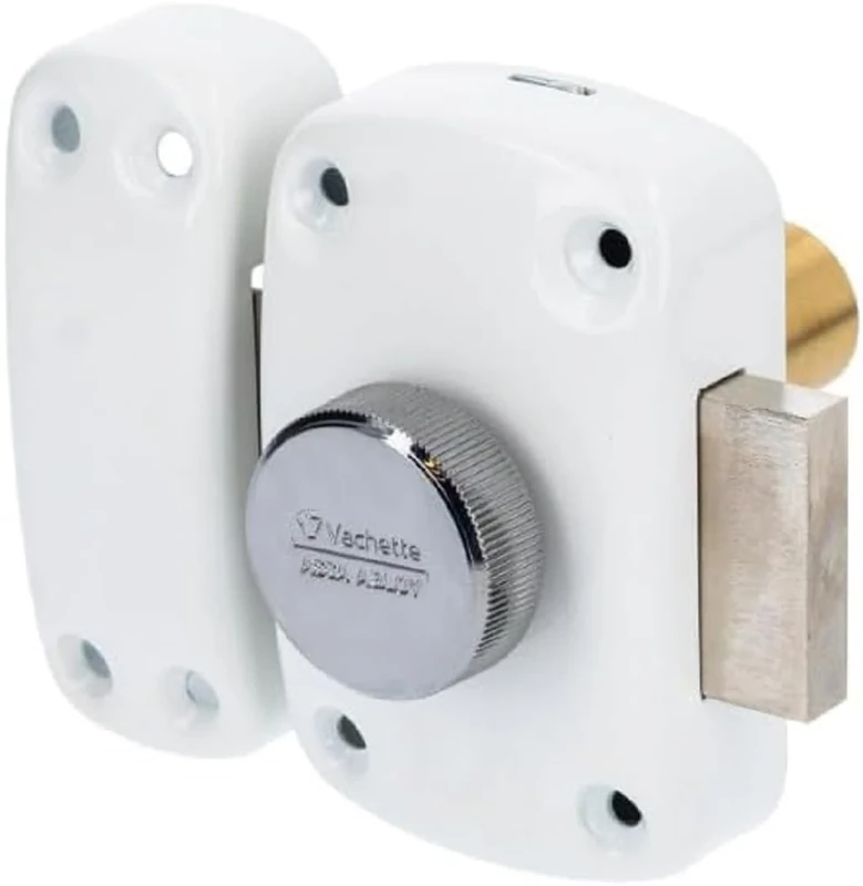 Vachette Cyclop Door Lock Cylinder - Interior Button Opening, External Key - Cylinder Diameter 23 mm, Length 45 mm, 5 Pins - Anti-Pick - 3 Keys