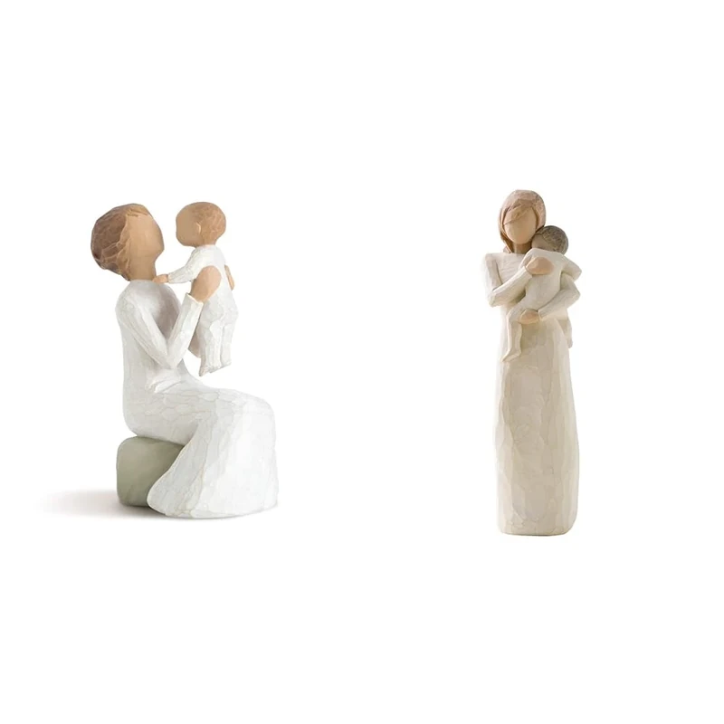 Willow Tree Grandmother Figurine & Child of My Heart Figurine
