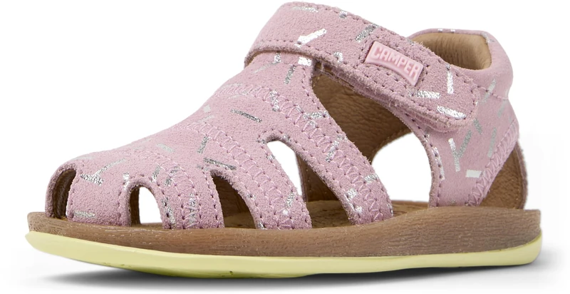 Camper Girls Bicho 80372 Fisherman, Medium Pink 079, 10 UK Child