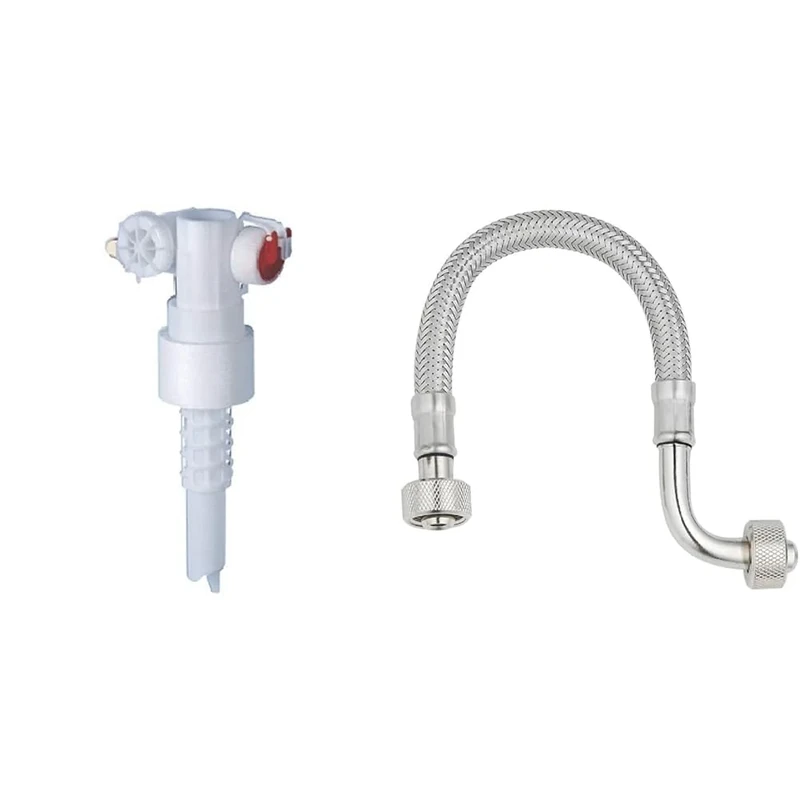 GROHE Dally-Fvent Filling Valve Chrome 37095000 & Overflow Sleeve Chrome 43325000