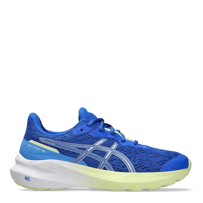 ASICS Boys Gt-1000 13 Gs Sneaker, Illusion Blue White, 3 UK