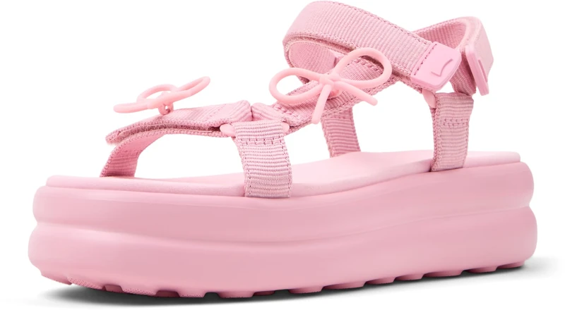 Camper Women's Pelotas Flota Up K201726 Sandals, Medium Pink 004 Tws, 4 UK