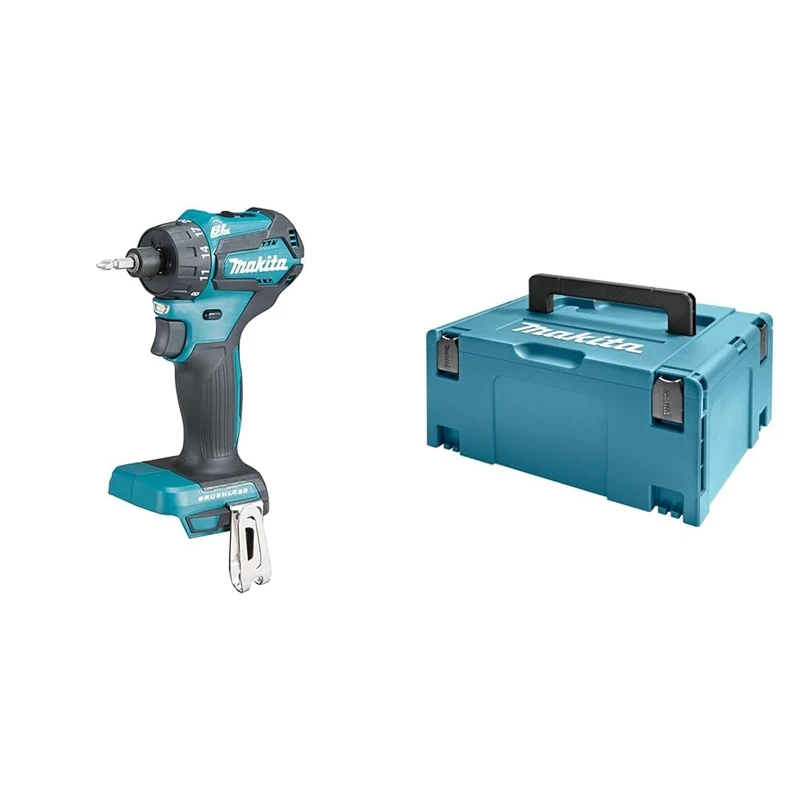 Makita DDF083Z 18V Li-Ion LXT Brushless Drill Driver - Batteries and Charger Not Included & 821551-8 Makpac Connector Case Type 3