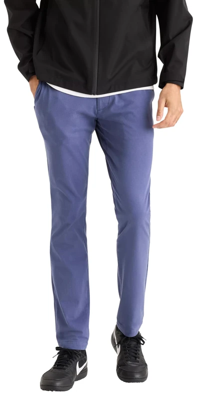 Dockers Men's Go Flex Chino Skinny Active Pants, Crown Blue, 28 W/32 L