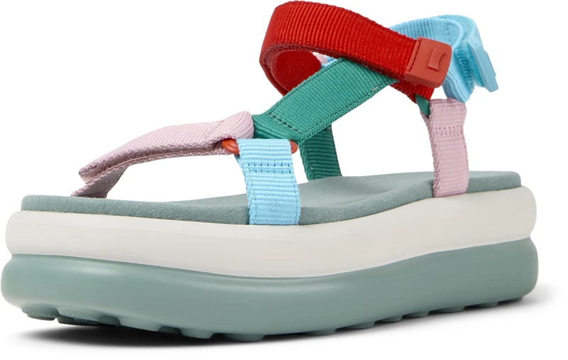 Camper Women's Pelotas Flota Up K201726 Sandals, Multicolour 006 Tws, 8 UK - Image 1