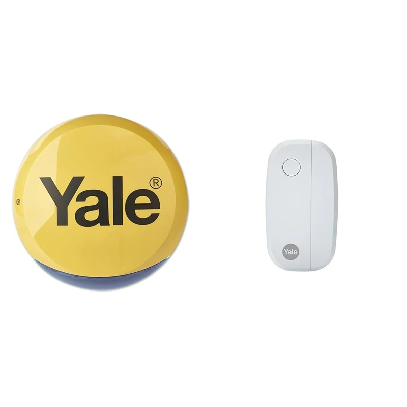Yale AC-DBX Dummy Siren with Flashing LED - Sync Alarm Door/Window Contact - 200m Range