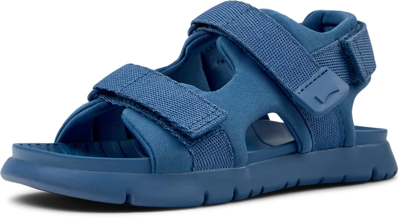 Camper Oruga K800532 2-Strap Sandal, Medium Blue 011, 4 UK