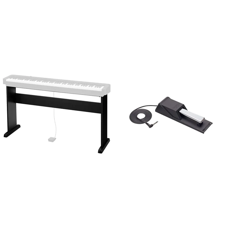 Casio CS46 Wood Frame Stand for The CDP-S110, CDP-S160 and CDP-S360 & SP-20 - Piano Style Sustain Pedal