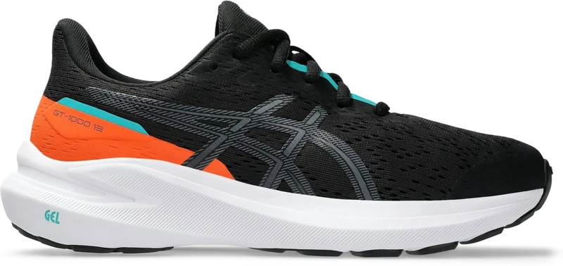 ASICS Boys Gt-1000 13 Gs Sneaker, Black Carbon, 1 UK
