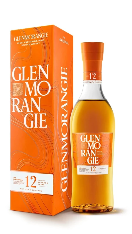 Glenmorangie The Original 12 Years Old Single Malt Whisky, Aged in Bourbon Cask, Gift Box, 35cl