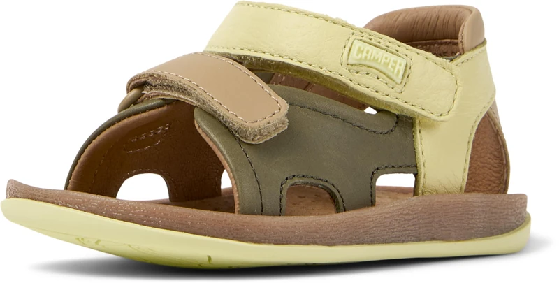 Camper Bicho K800362 2-Strap Sandal, Multi-Assorted 015 TWS, 7 UK