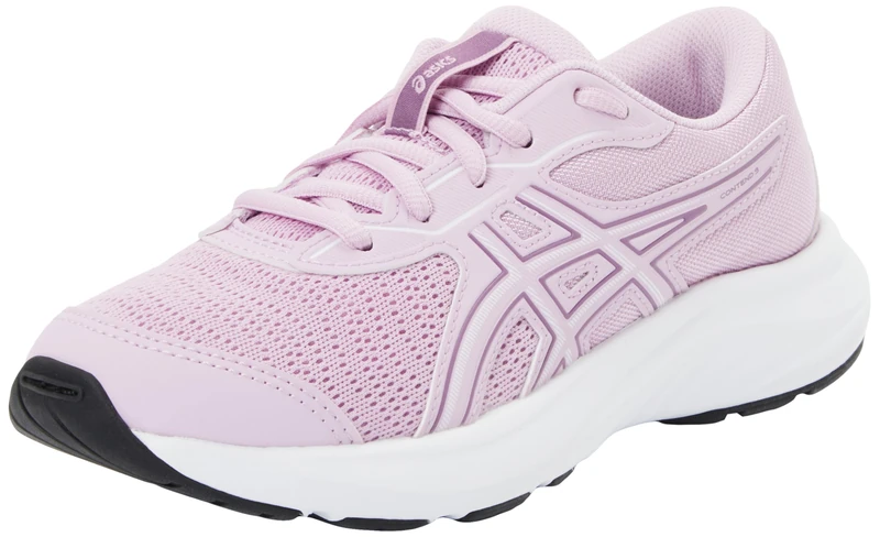 ASICS Boys Contend 9 Gs Sneaker, Light Ube White, 2.5 UK