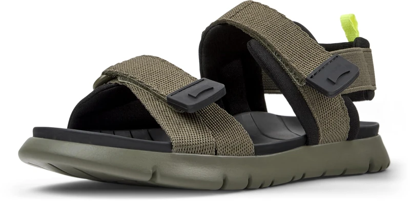 Camper Oruga K800637 Sandal, Medium Green 001, 3.5 UK