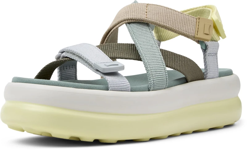 Camper Women's Pelotas Flota Up K201729 Other Sandals, Multicolour 003 Tws, 4 UK