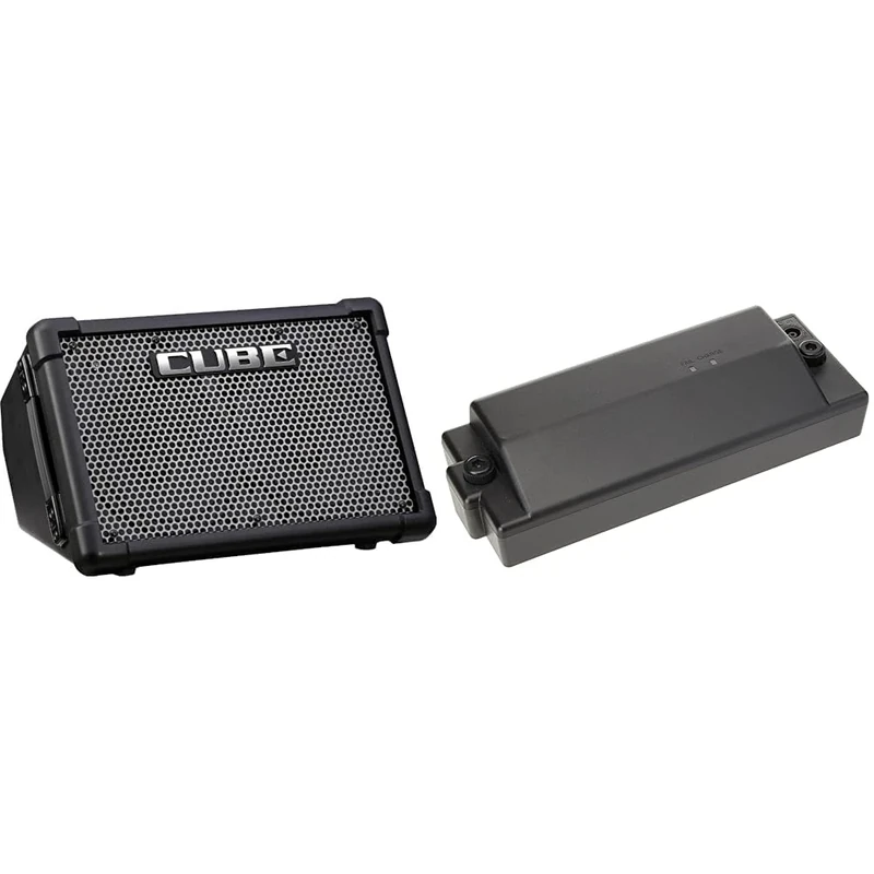 Roland Cube Street Ex Battery-Powered Portable Stereo Amplifier, for Performers On The Go & ROLAND Rechargeable Amp Power Pack (BTY-NIMH/A) – Official Rechargeable Battery Pack