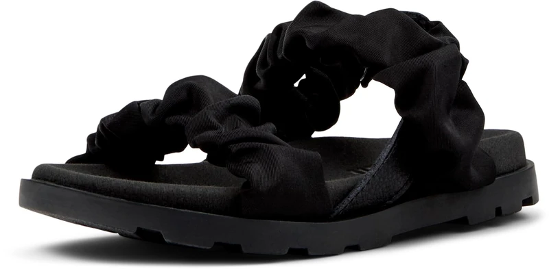 Camper Brutus K800620 2-Strap Sandal, Black 001, 3.5 UK