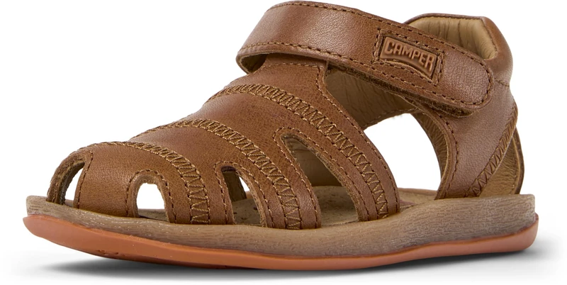 Camper Unisex Kids Bicho 80372 Fisherman, Medium Brown 080, 2 UK Child