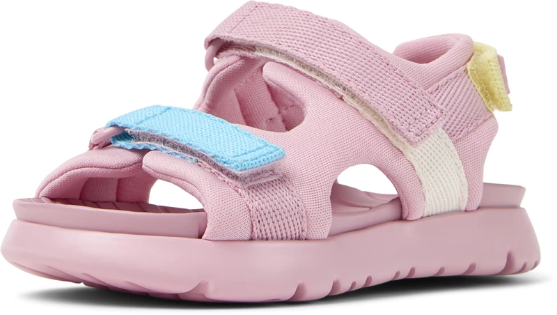 Camper Girls Oruga K800590 Sandal, Medium Pink 007 Tws, 5 UK Child
