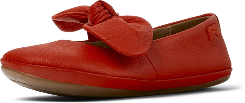 Camper Right K800434 Mary Jane, Bright Red 019, 8.5 UK