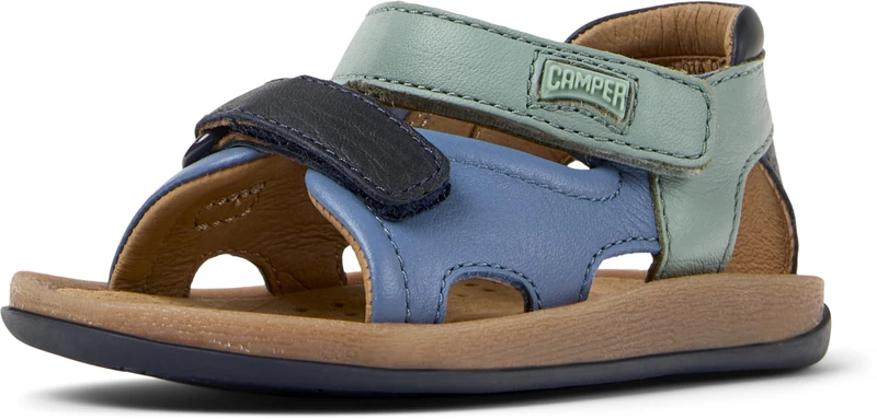 Camper Bicho K800362 2-Strap Sandal, Multi-Assorted 014 TWS, 7 UK