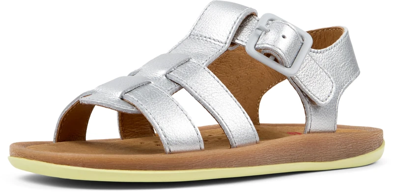 Camper Bicho K800617 T-Strap Sandal, Medium Gray 004, 10 UK - Image 1
