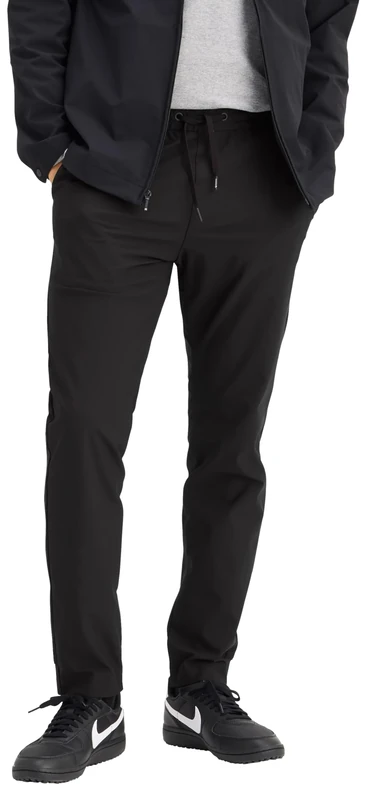 DOCKERS Men's GO AIRWEAVE Jogger Slim Active Pants, Beautiful Black,
